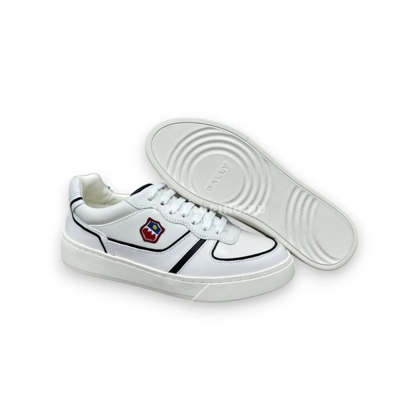 Кроссовки Bally Men's Leather Sneakers  белые