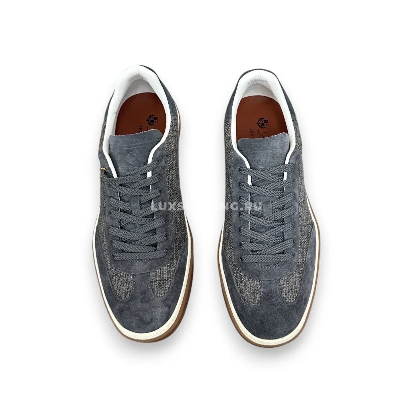 Кеды Loro Piana Trainer Sneakers серые