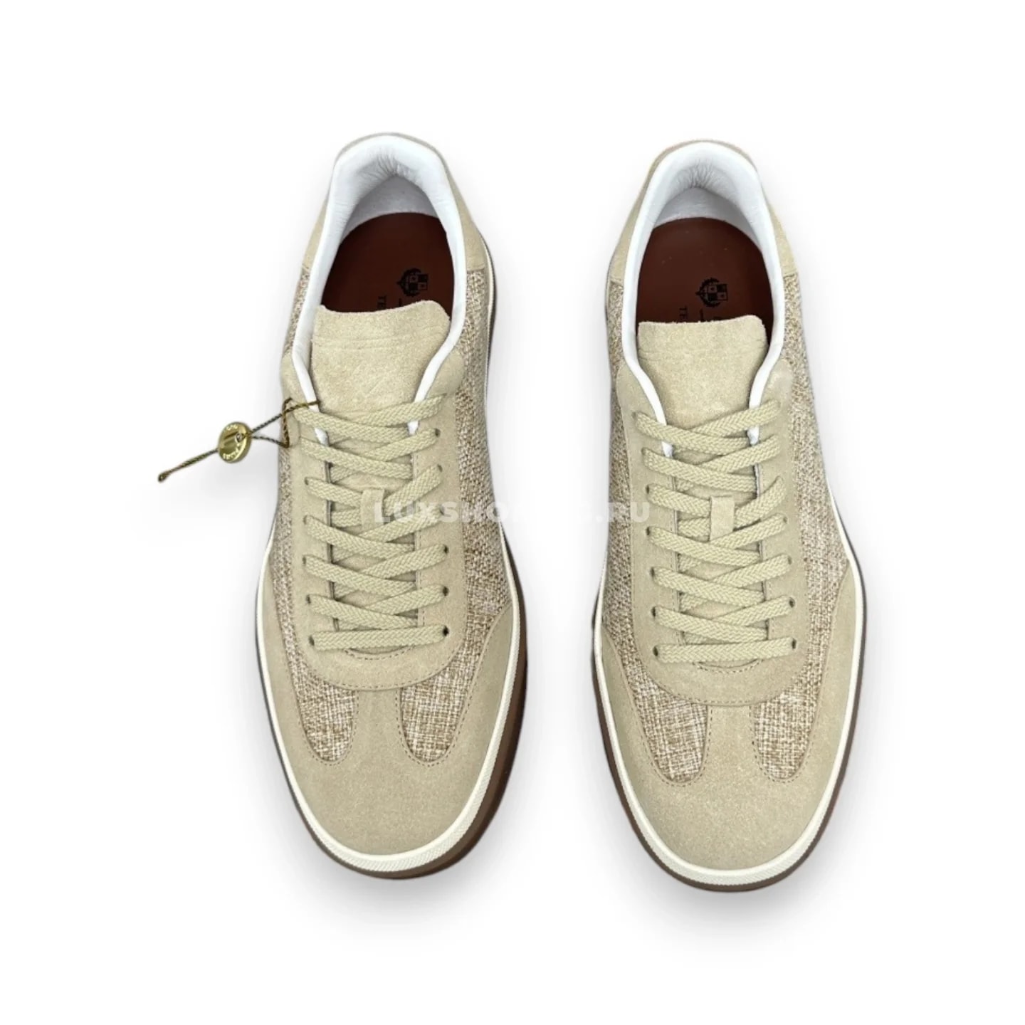 Кеды Loro Piana Trainer Sneakers песочные