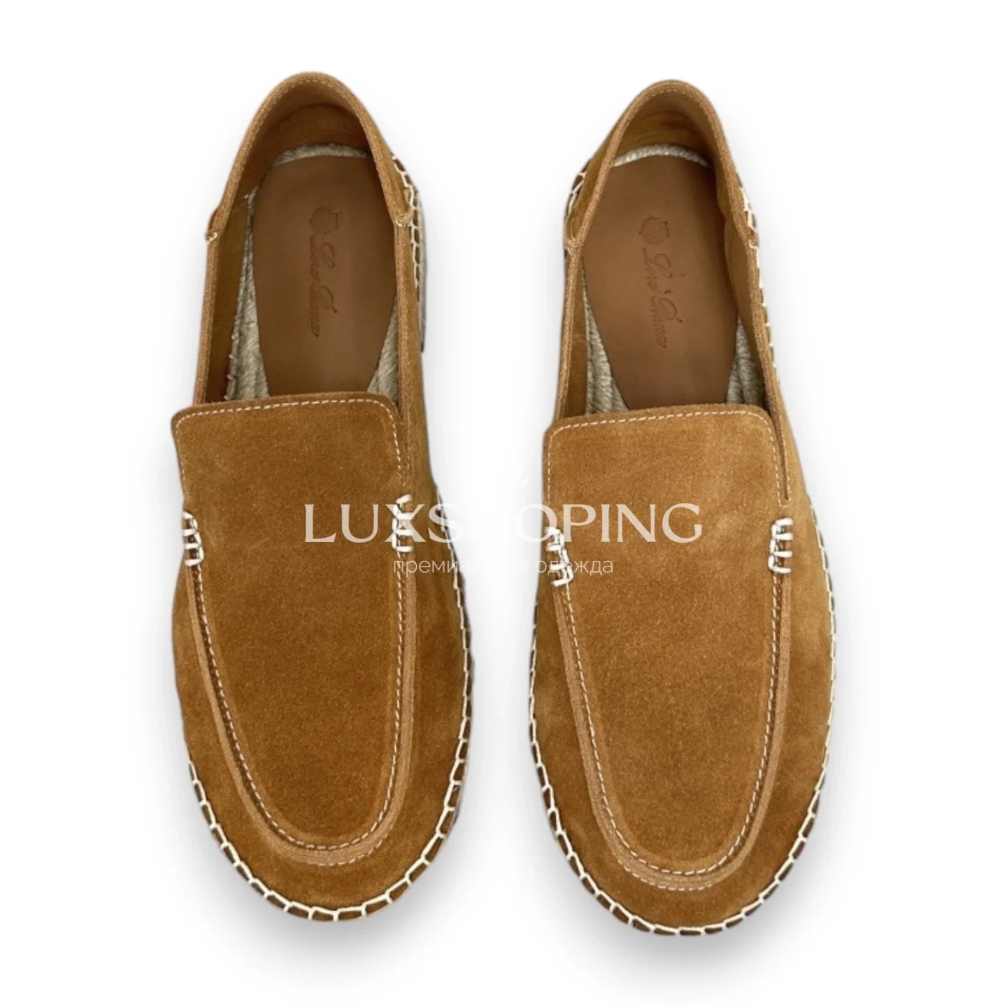 Коричневые эспадрильи Loro Piana Fisherman