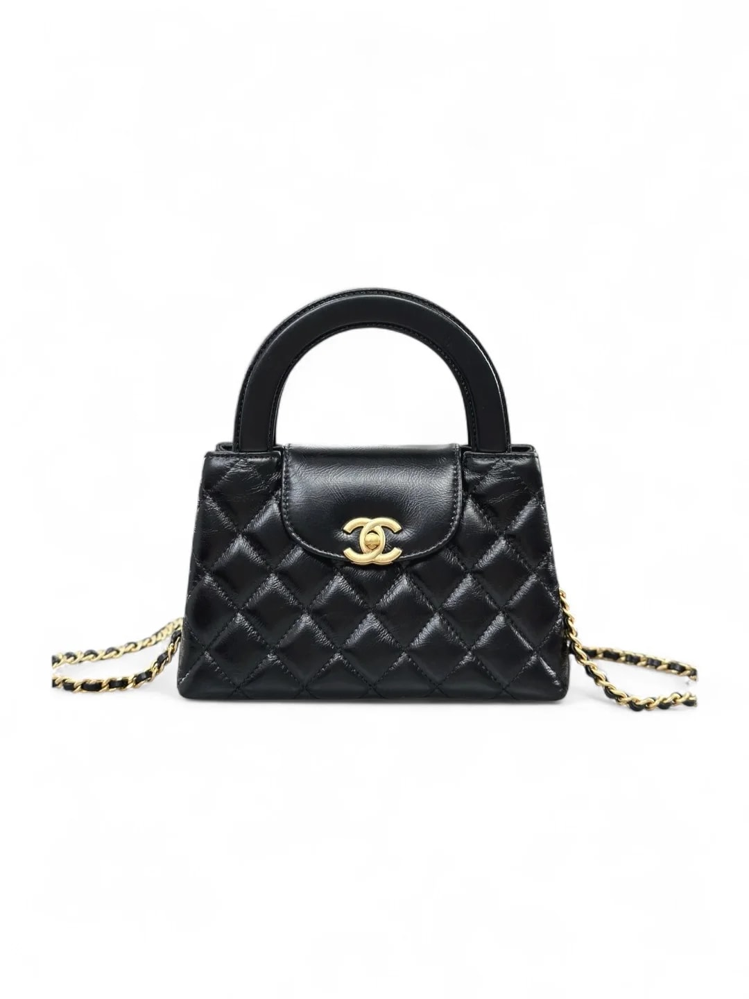 Сумка  Chanel 25C Kelly 13х19х7 см черная