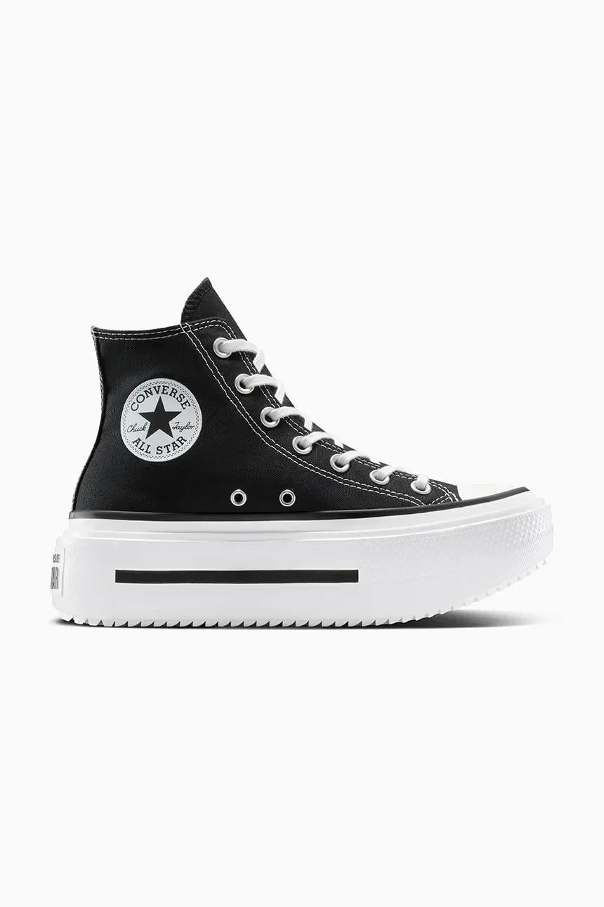 кроссовки Chuck Taylor All Star Lift Double Stack черные для мужчин