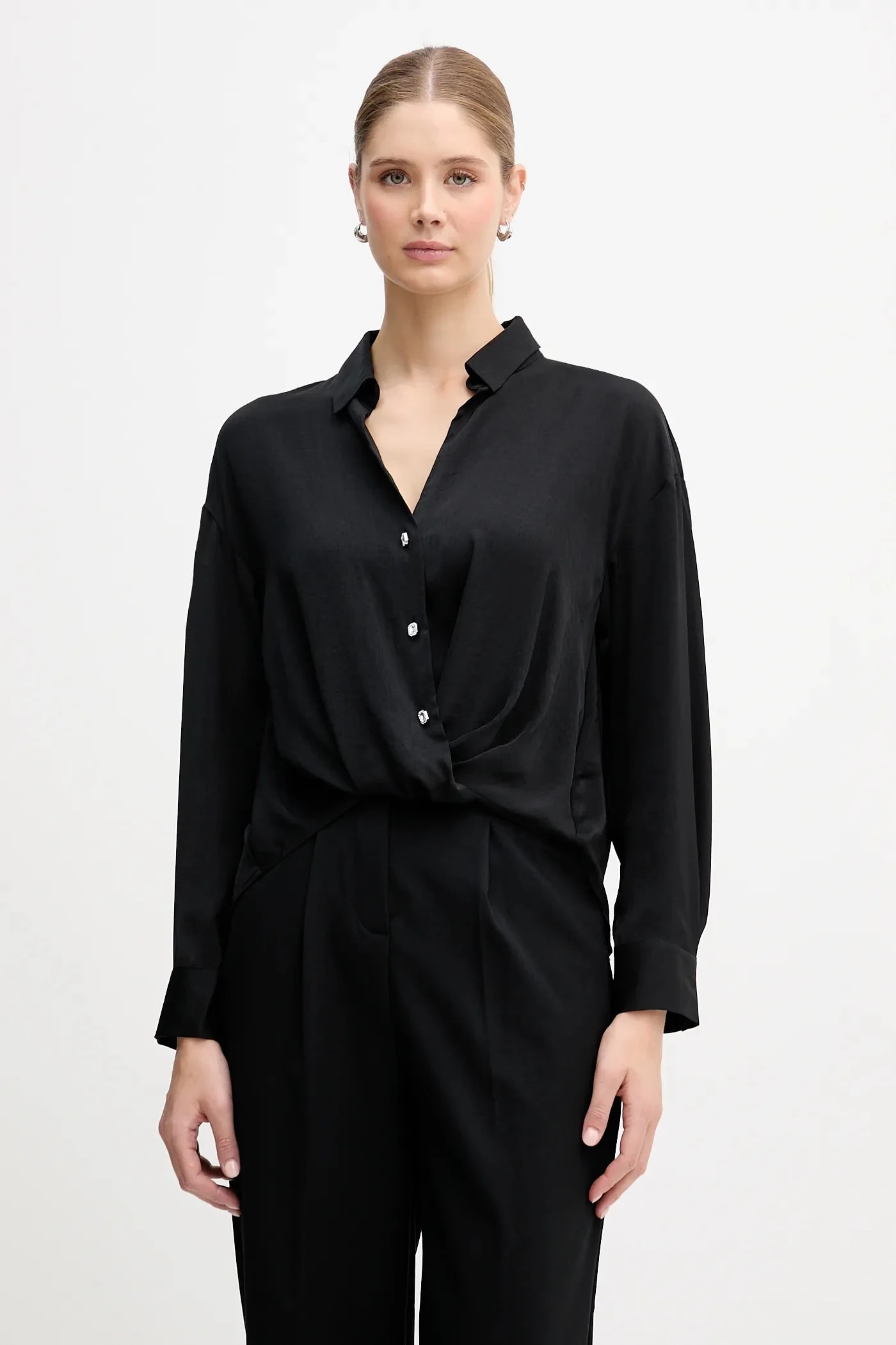 Рубашка черная для женщин