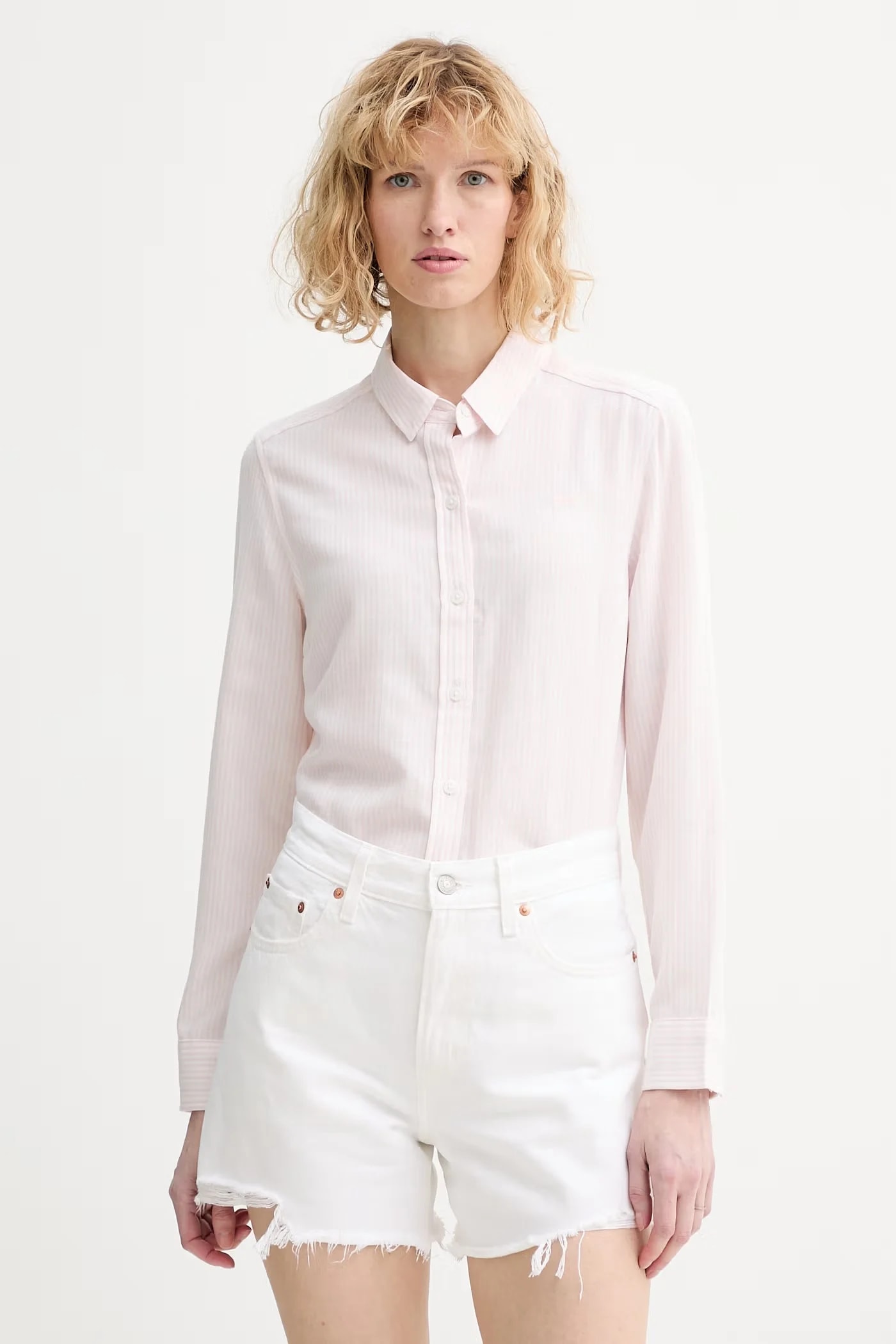Рубашка NEW CLASSIC FIT BW из смесового льна