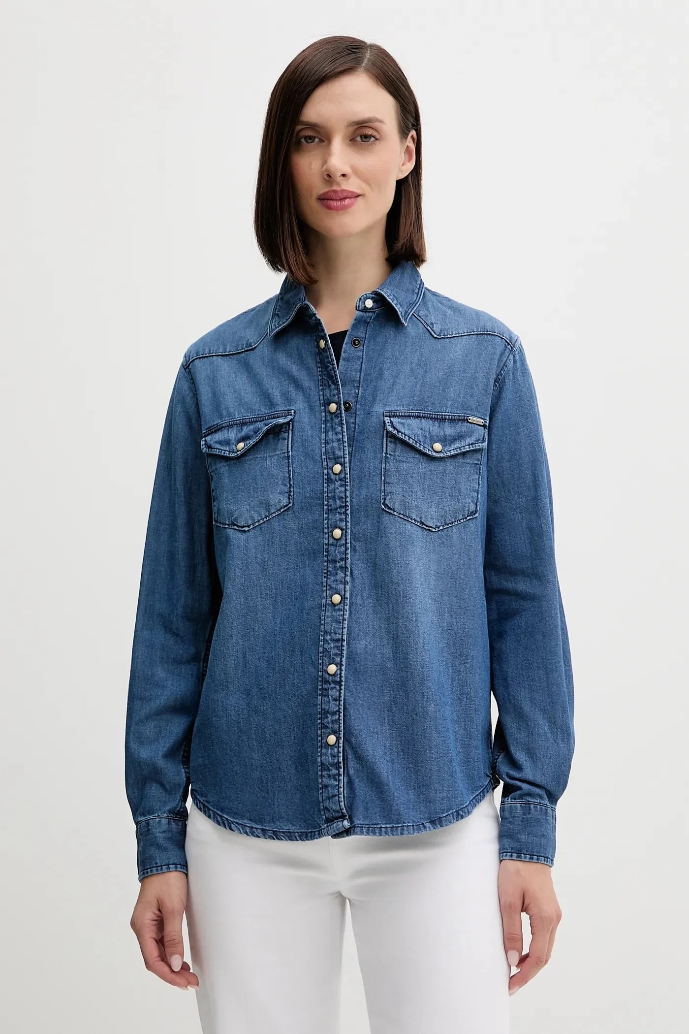 джинсовая рубашка Pepe Jeans