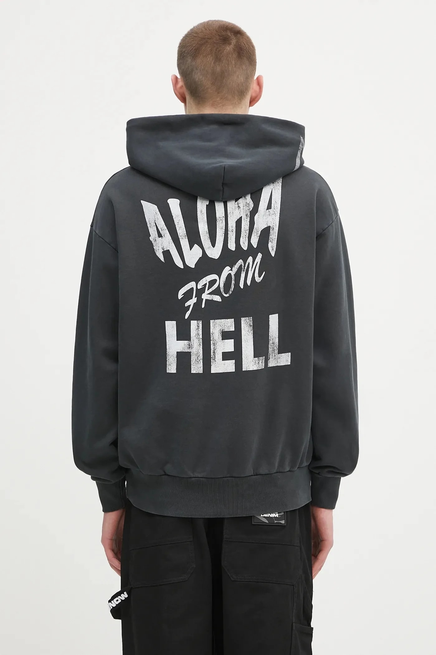 Хлопковая толстовка Faded Aloha From Hell Hoodie