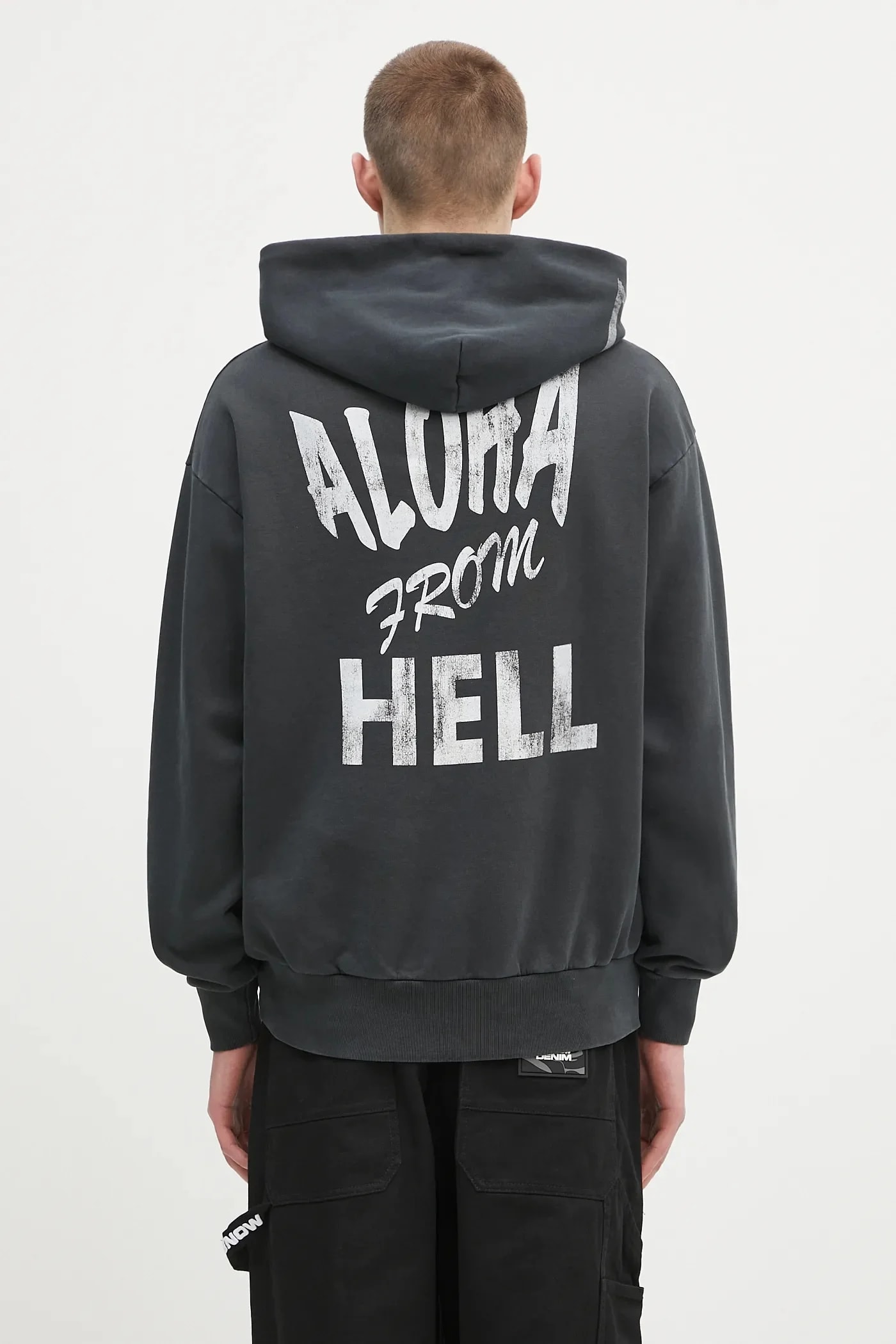 Хлопковая толстовка Faded Aloha From Hell Hoodie