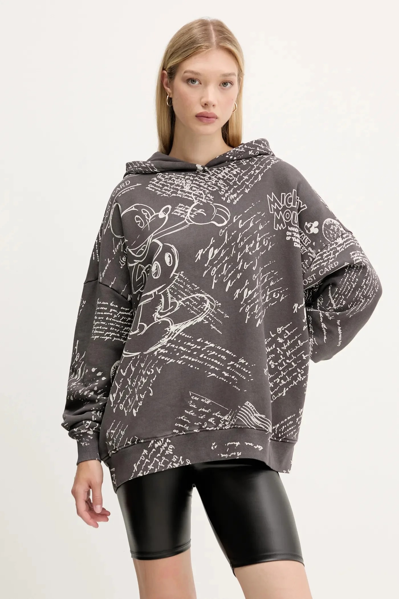 толстовка LETTERS MICKEY из хлопка