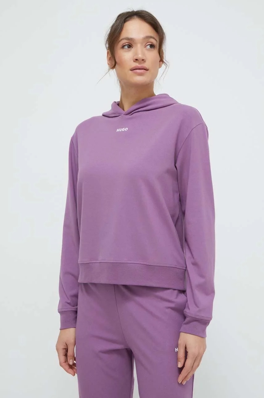 Lounge толстовка SHUFFLE_HOODIE фиолетовая для женщин
