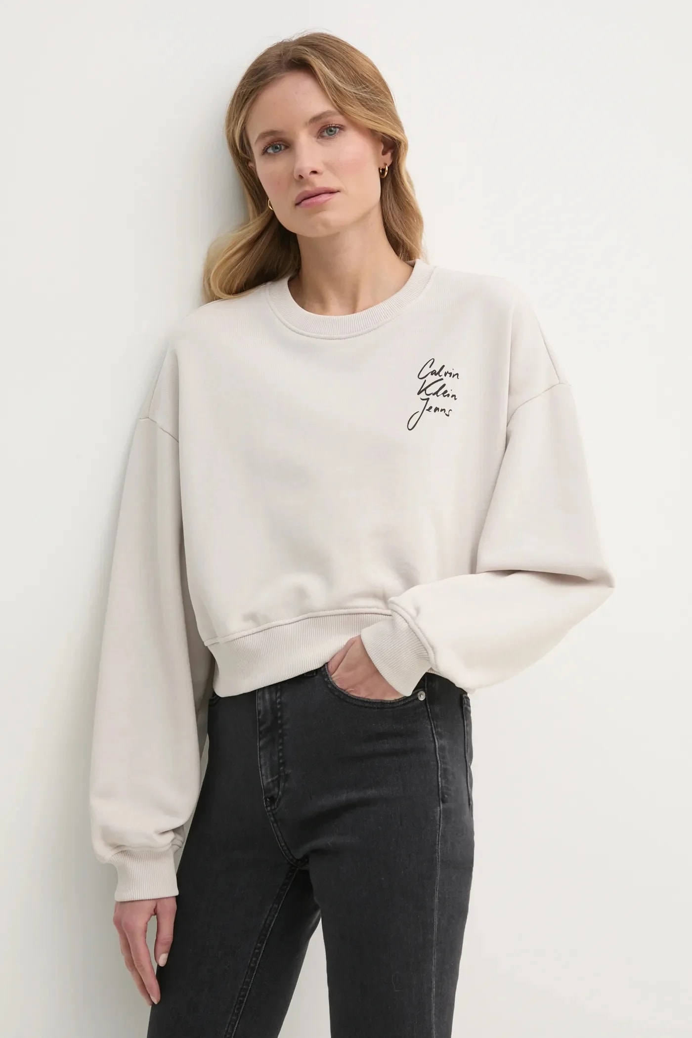 Хлопковая толстовка Calvin Klein Jeans