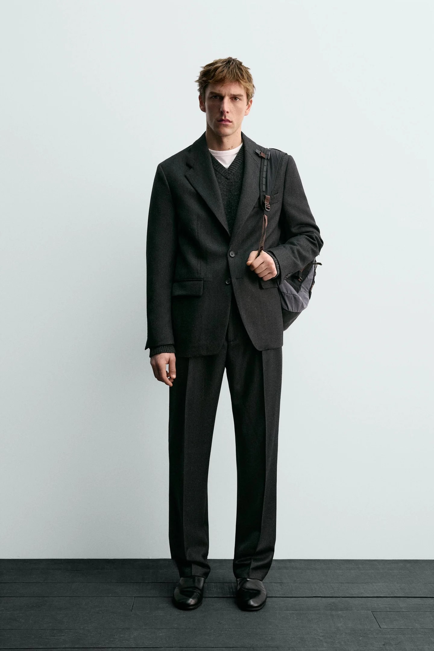 БРЮКИ ИЗ ШЕРСТИ AARON LEVINE X Zara