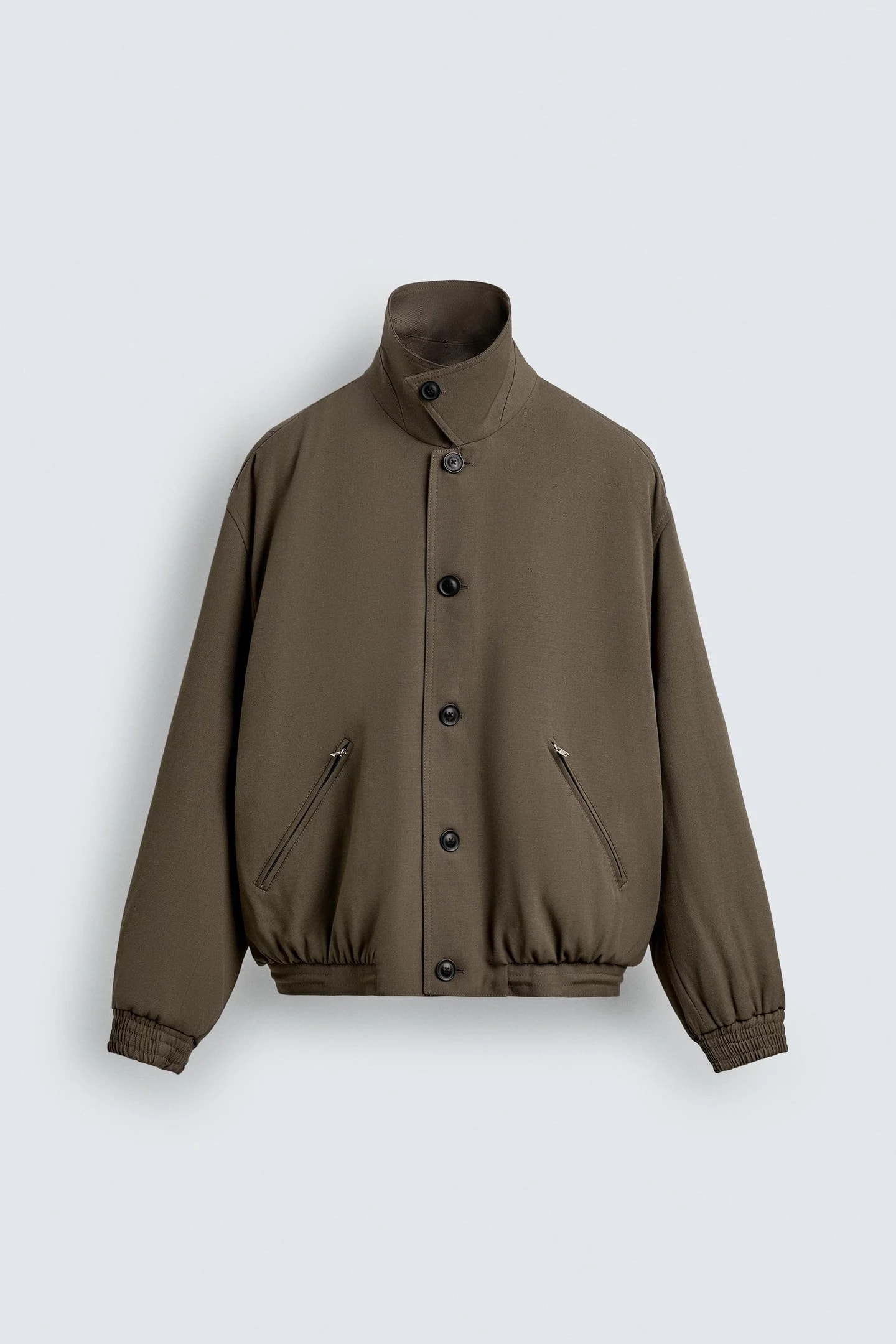 СТЕГАНАЯ КУРТКА ИЗ 100 % ШЕРСТИ AARON LEVINE X Zara