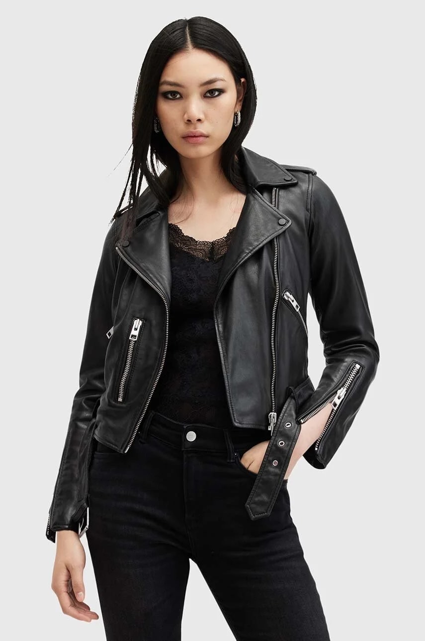 BALFERN BIKER женская кожаная косуха