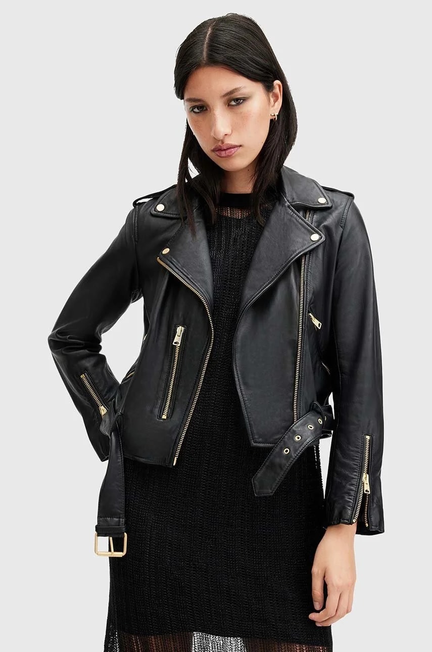 BALFERN BIKER женская кожаная косуха