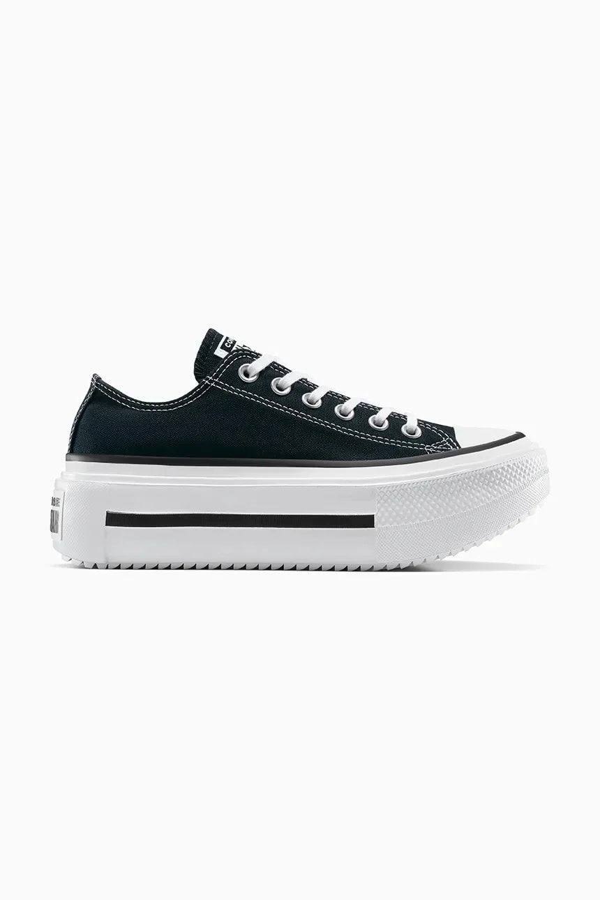 кроссовки Chuck Taylor All Star Lift Double Stack черные для мужчин