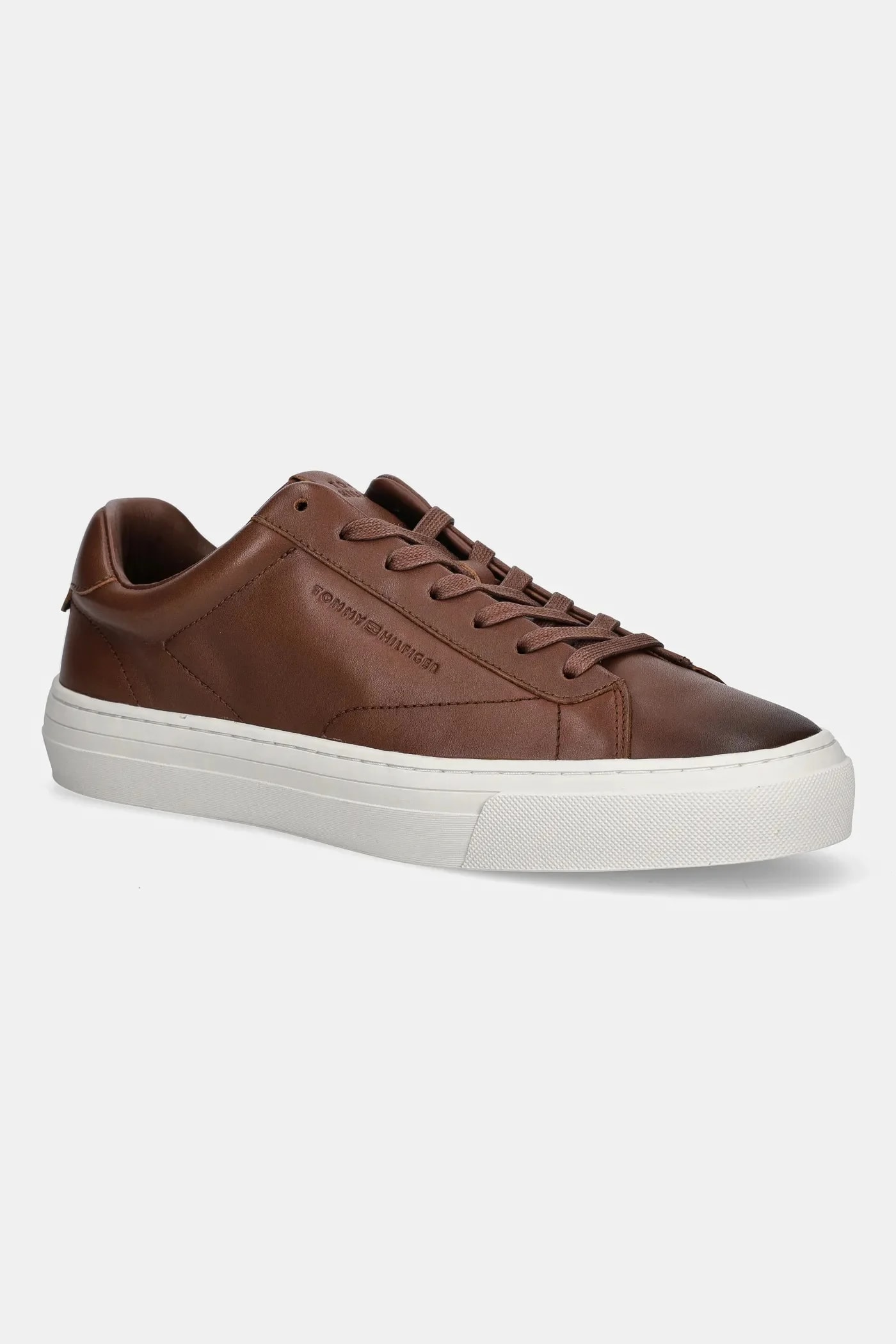 Кожаные кроссовки PREMIUM DRESS CUPSOLE COGNAC