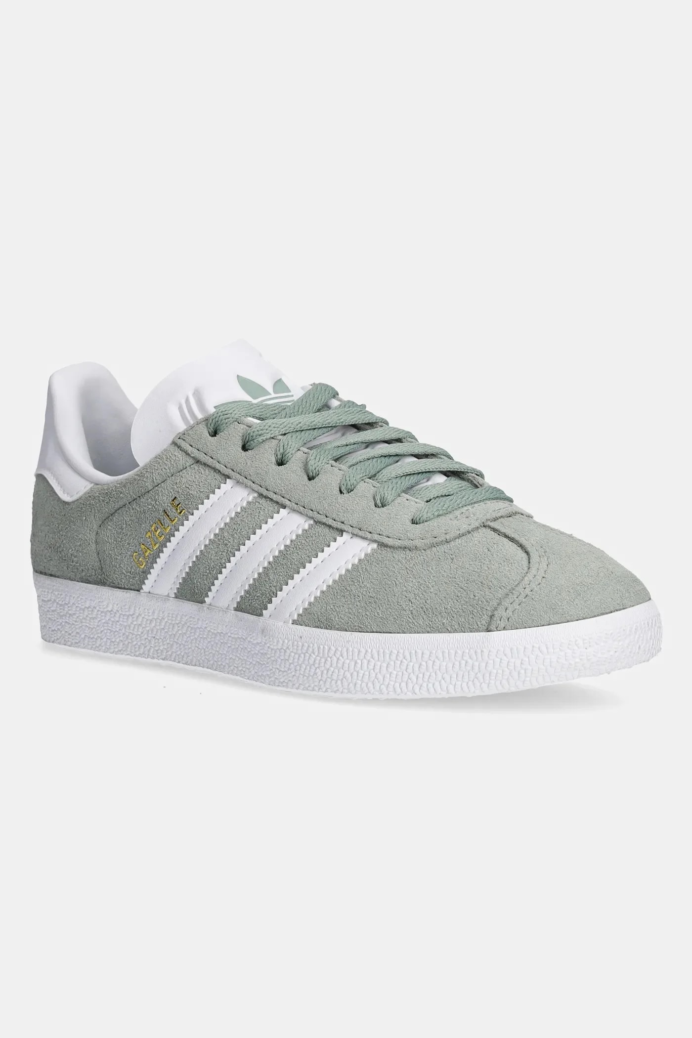 кроссовки Gazelle замшевые зеленое