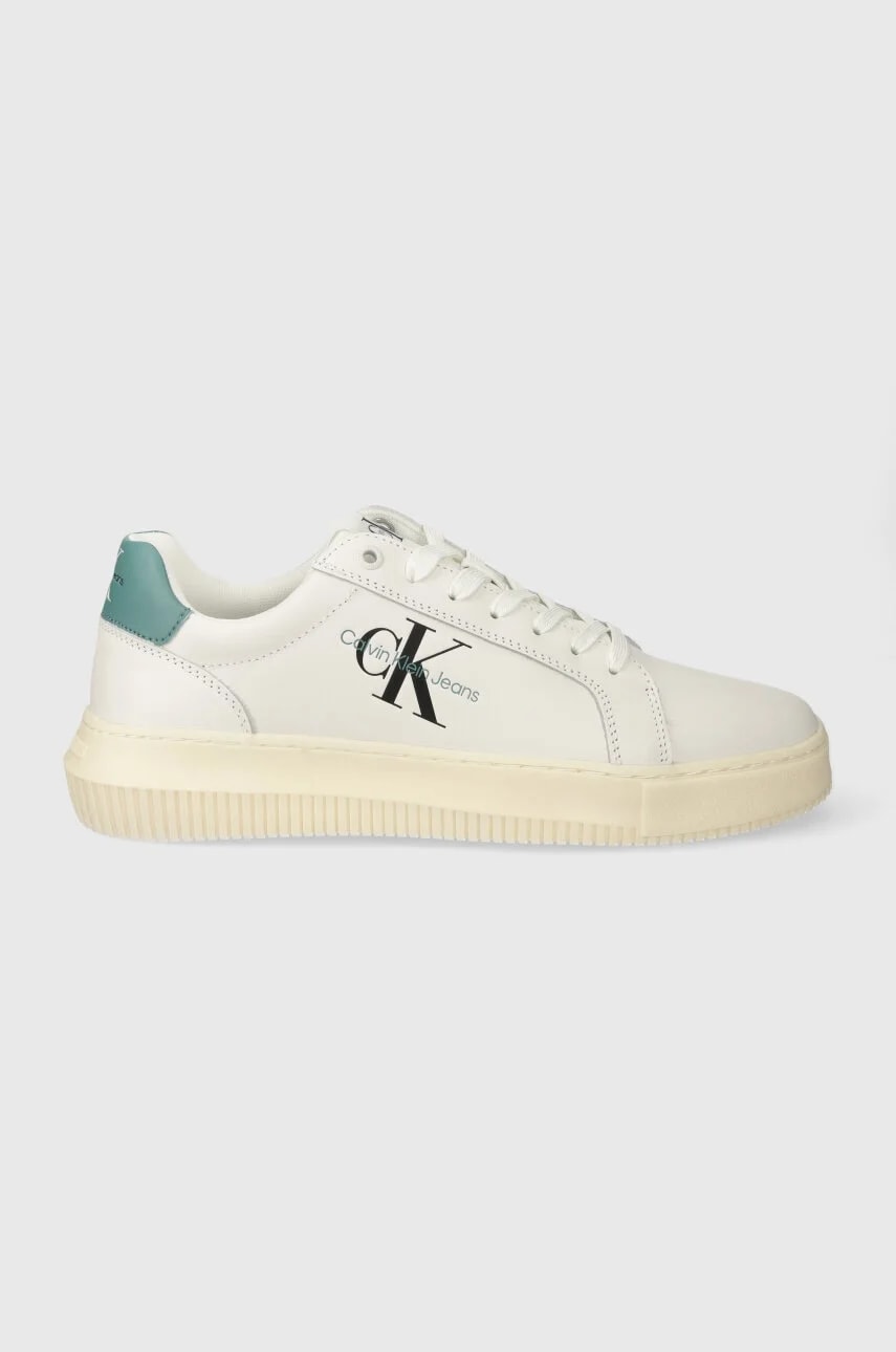 Кожаные кроссовки YM0YM00681 CHUNKY CUPSOLE MONOLOGO