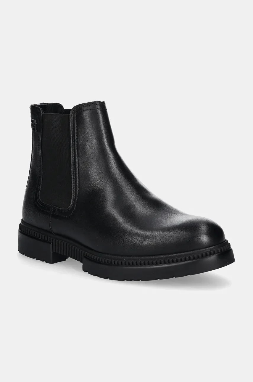 Кожаные ботильоны COMFORT TL TEXTURE LTH CHELSEA