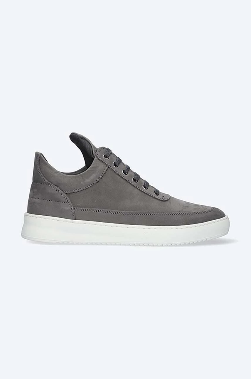 кроссовки Low Top Ripple из нубука серая