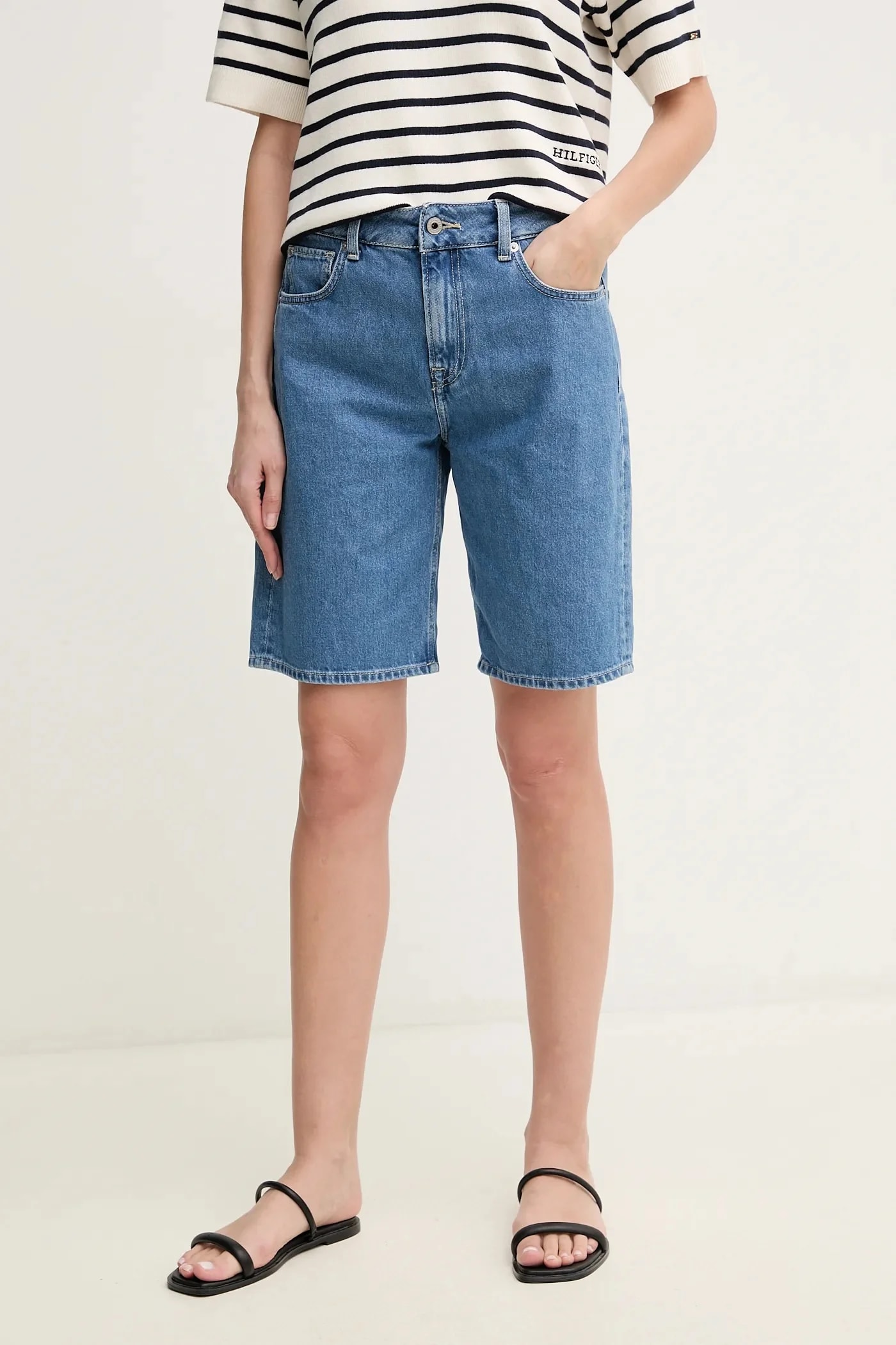 Джинсовые шорты BERMUDA SHORT HW