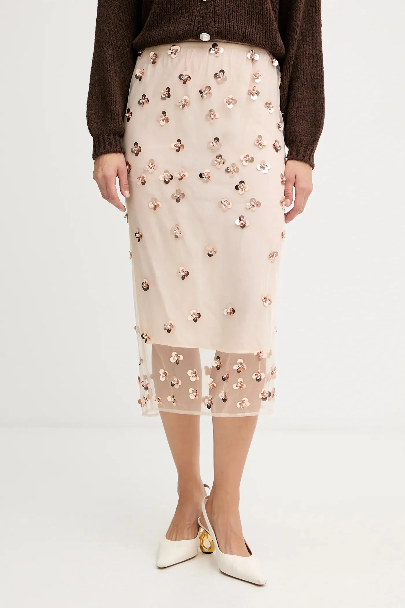 Юбка бежевая для женщин