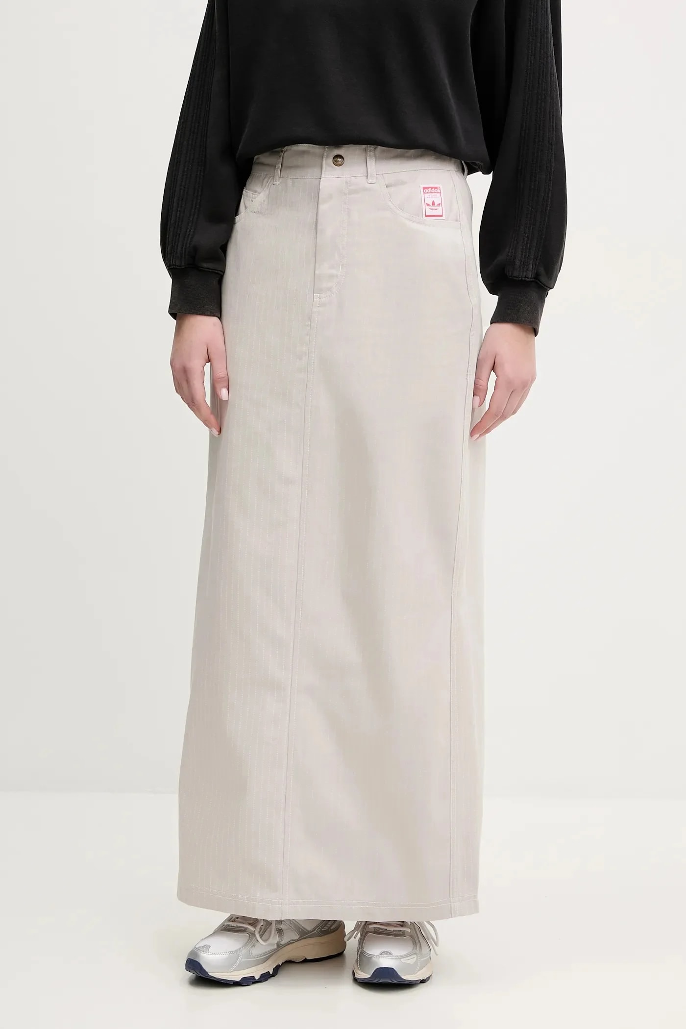 Юбка из хлопка AOP MAXI SKIRT