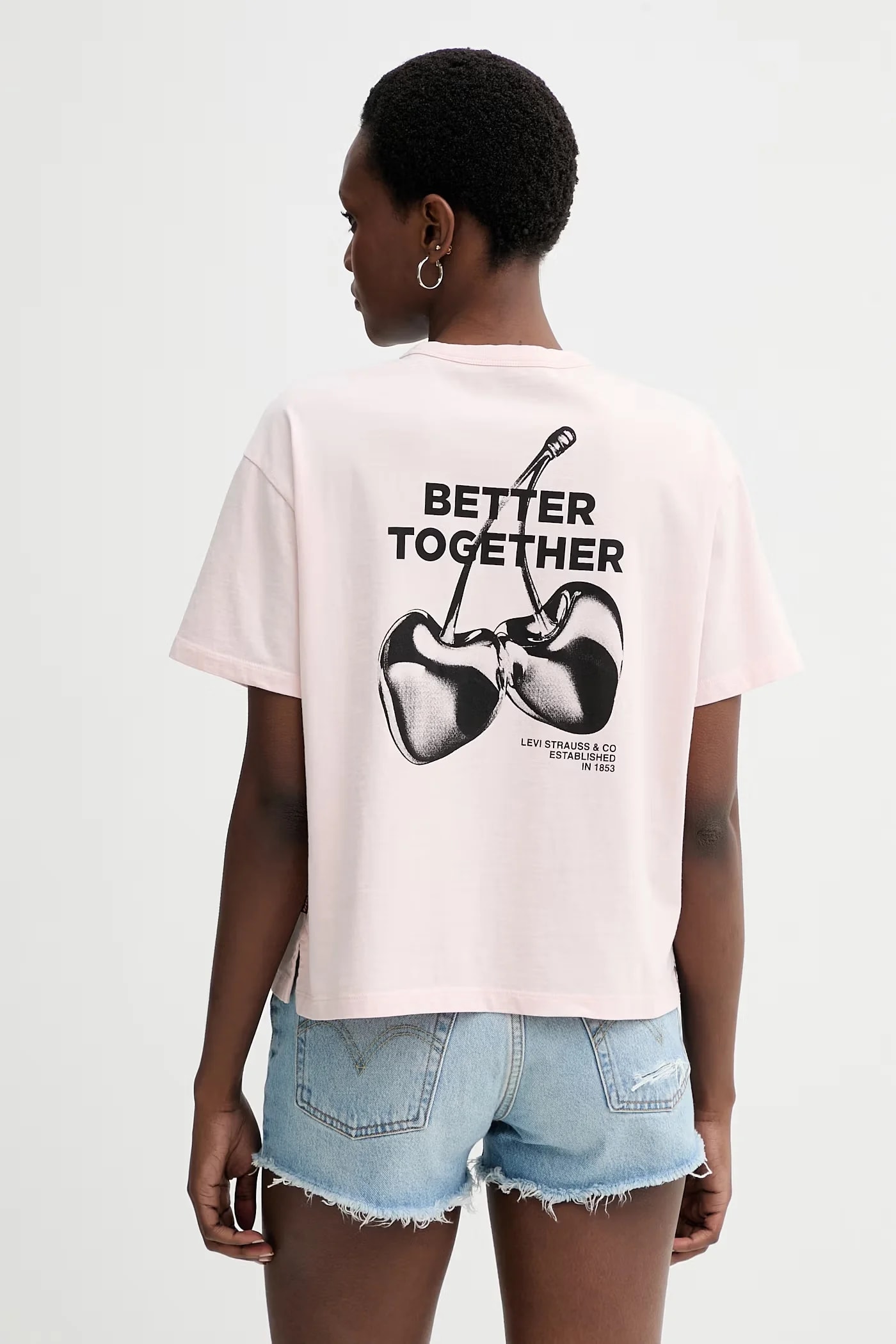 LS VINTAGE TEE BETTER TOGETHER хлопковая футболка