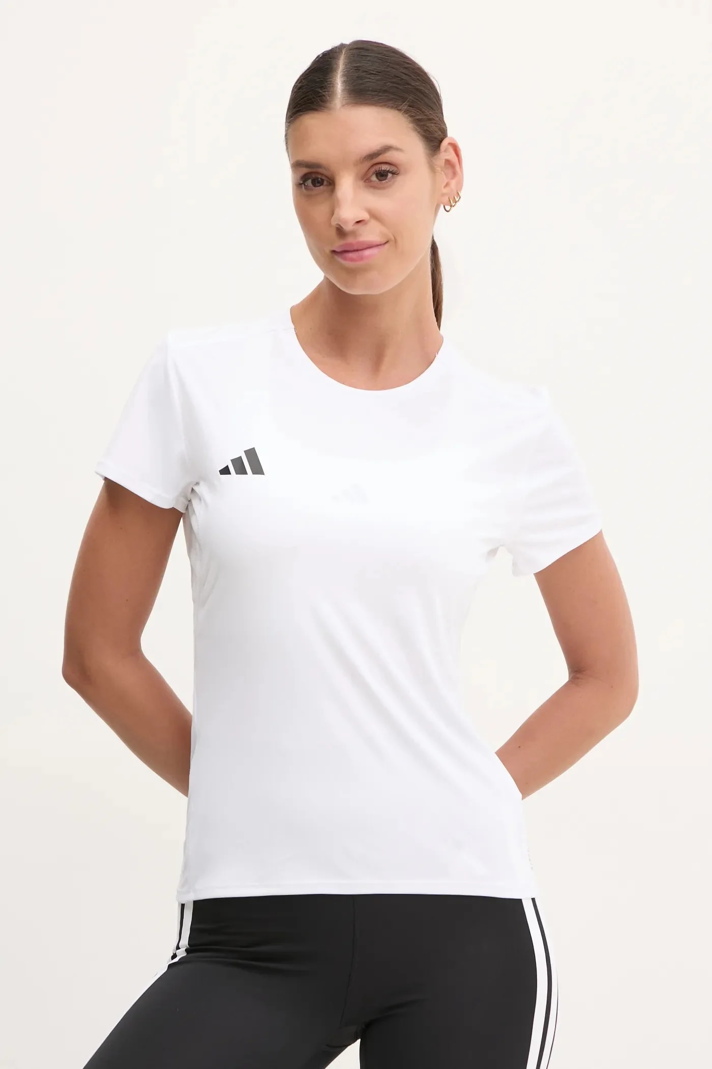 футболка Adizero для бега белая