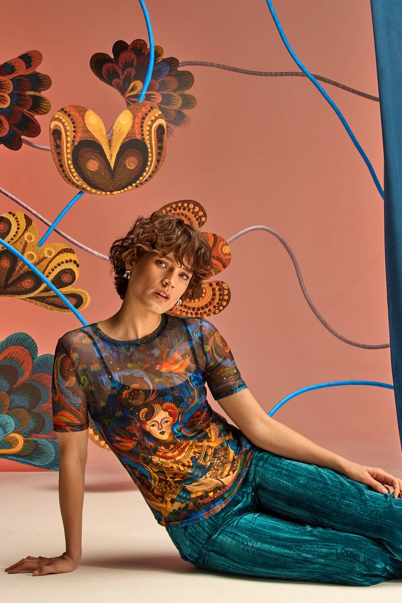 футболка многоцветный для женщин