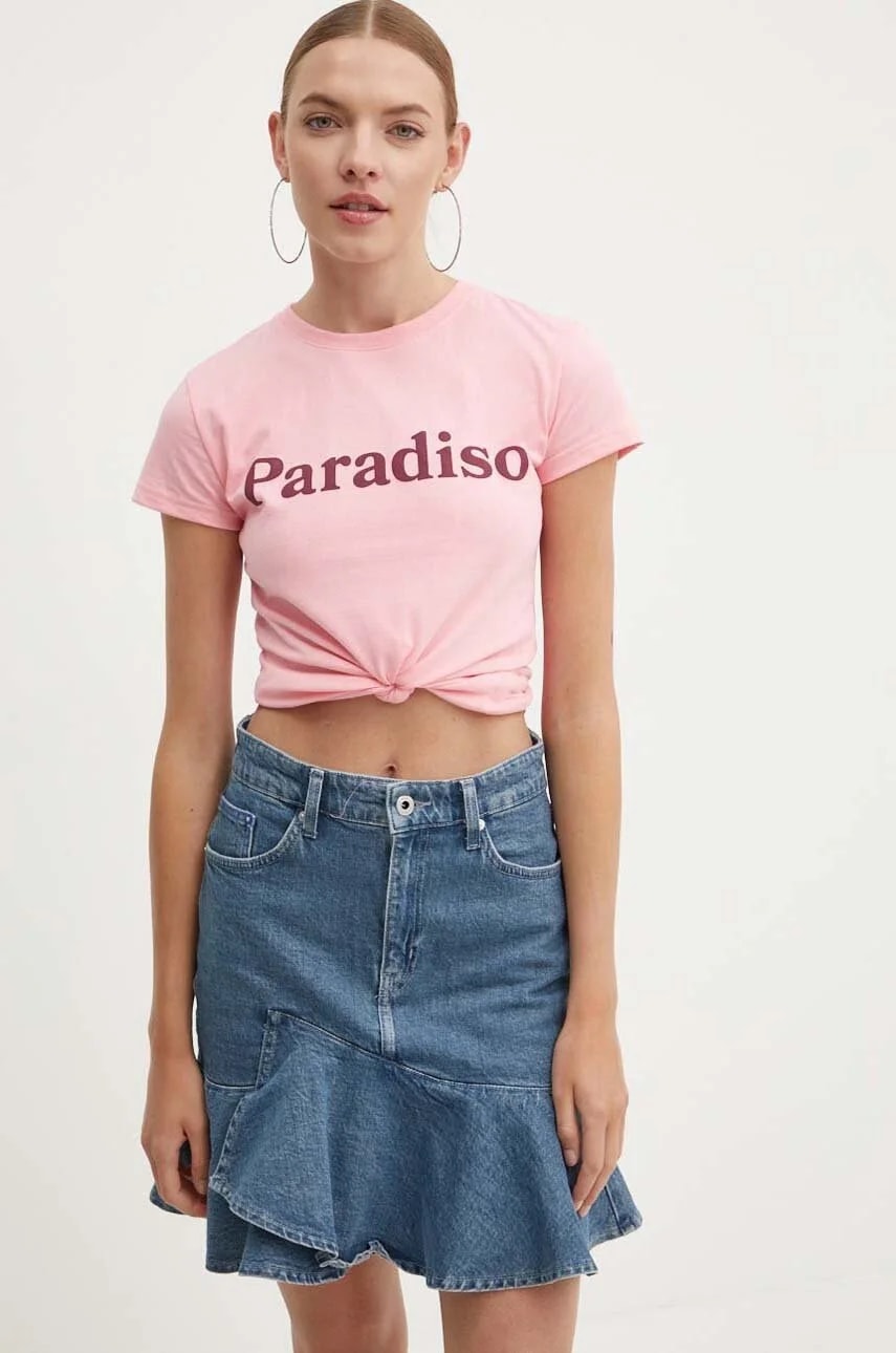 Хлопковая футболка Paradiso