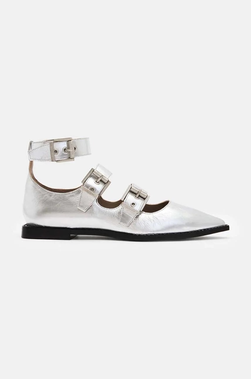 Кожаные балетки Susan Buckle Shoe