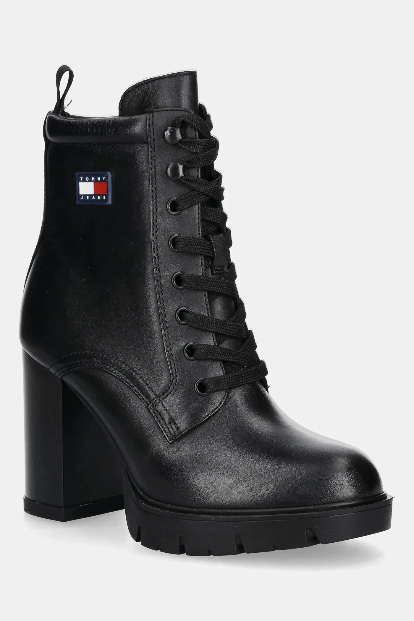 Кожаные ботильоны TJW HEEL LACE UP BOOT