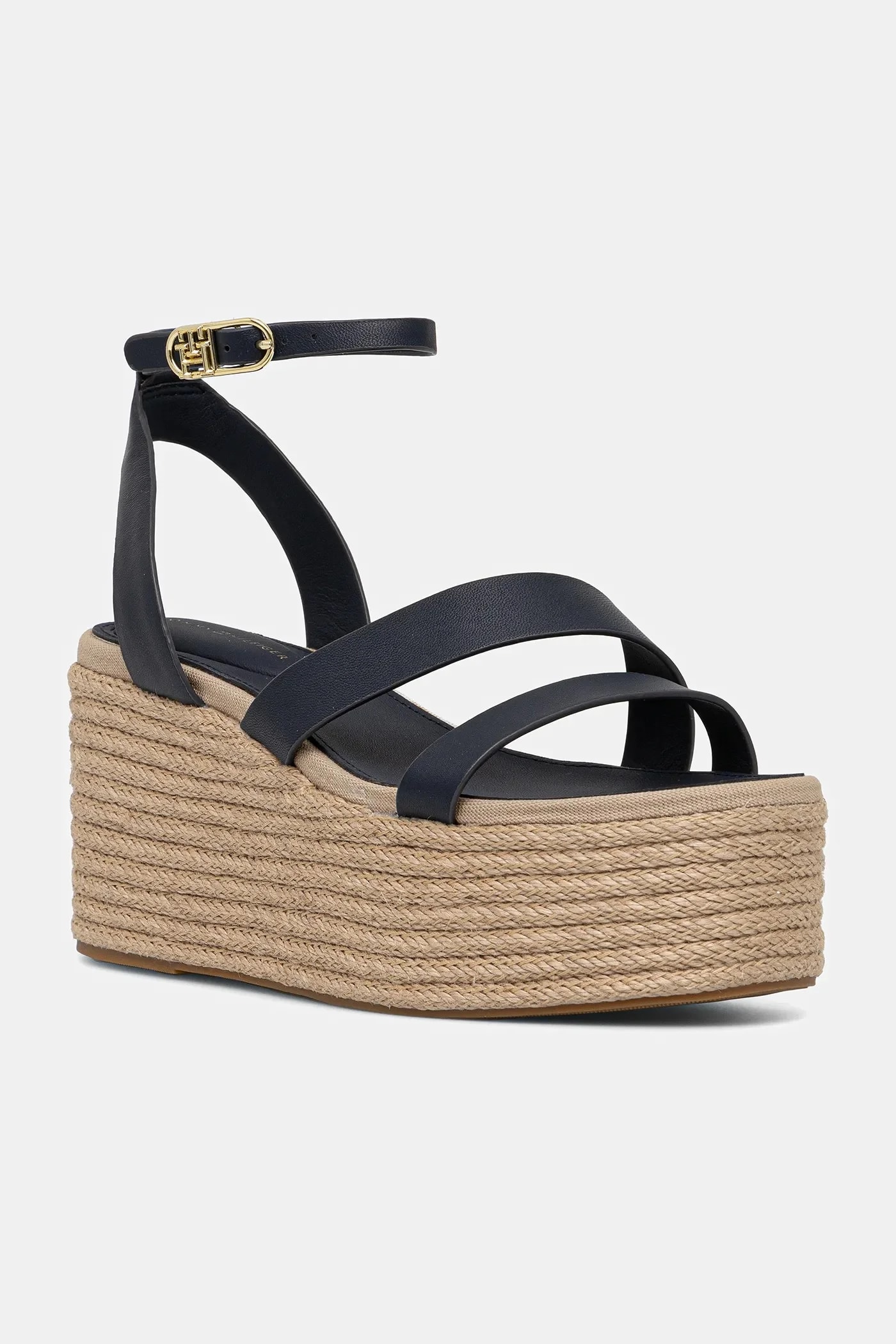 Кожаные сандалии ANKLE STRAP LEATHER PLATFORM
