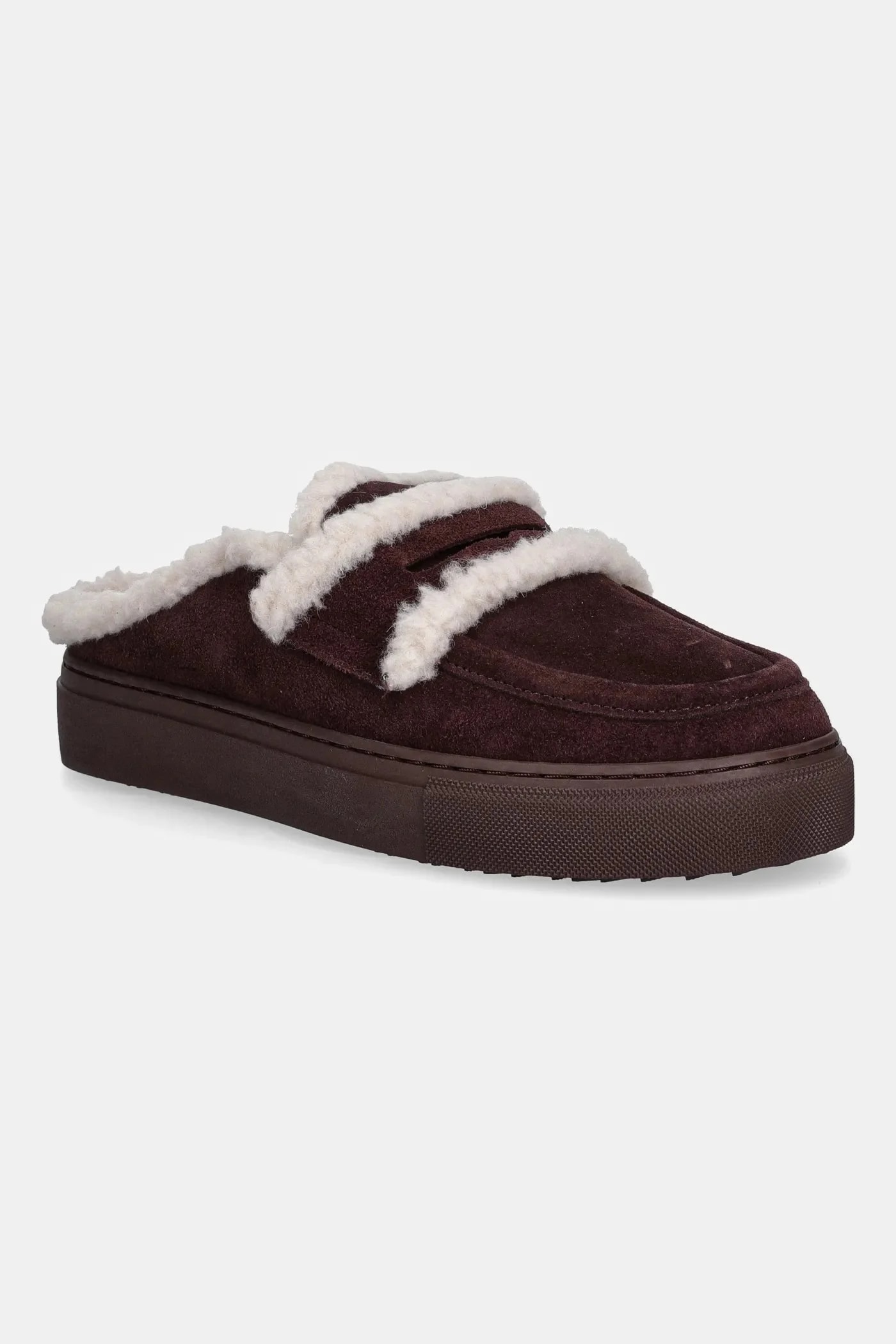 Замшевые тапочки Mule Wool