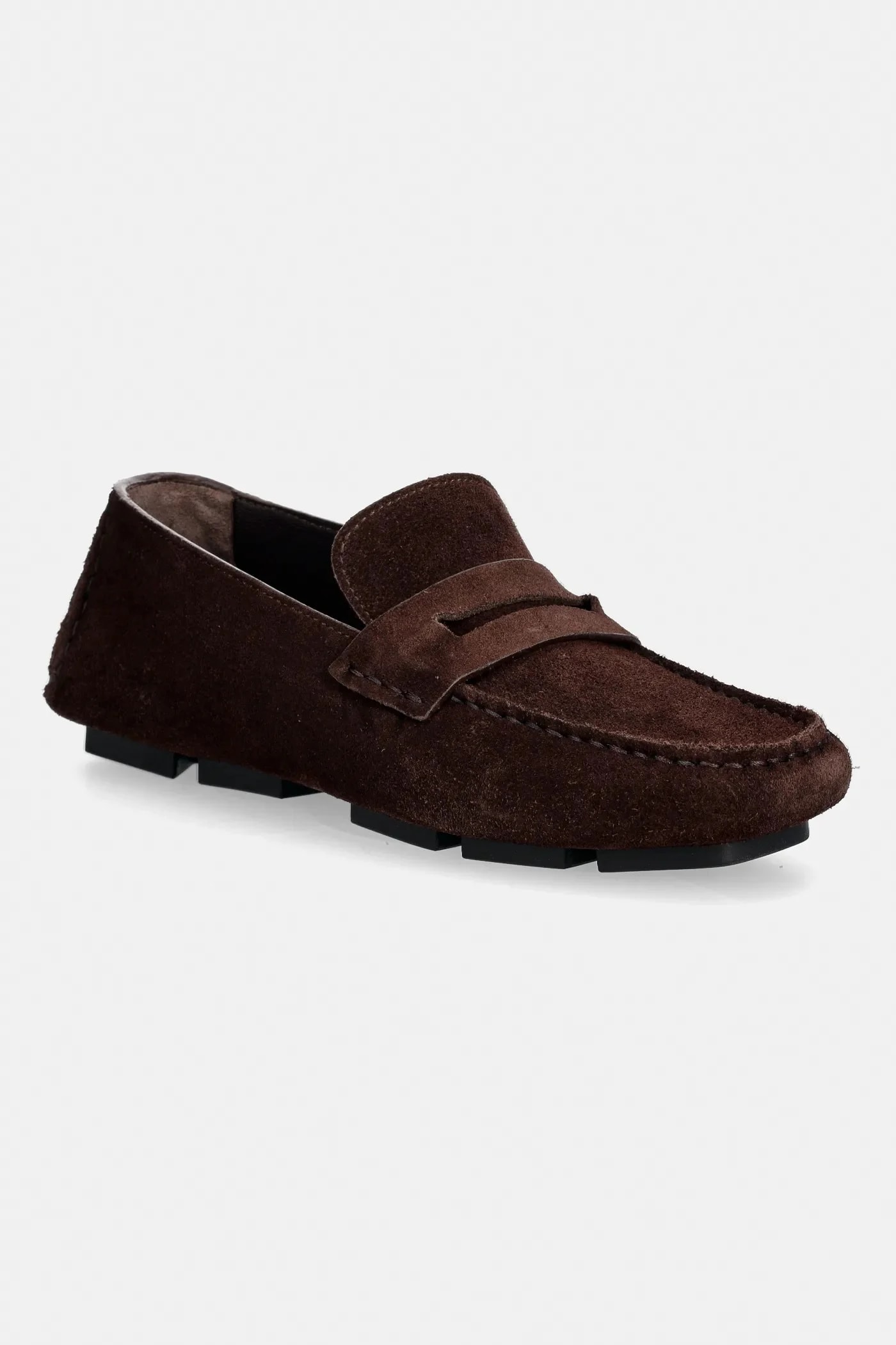 Замшевые мокасины SQUARE DRIVER SUEDE