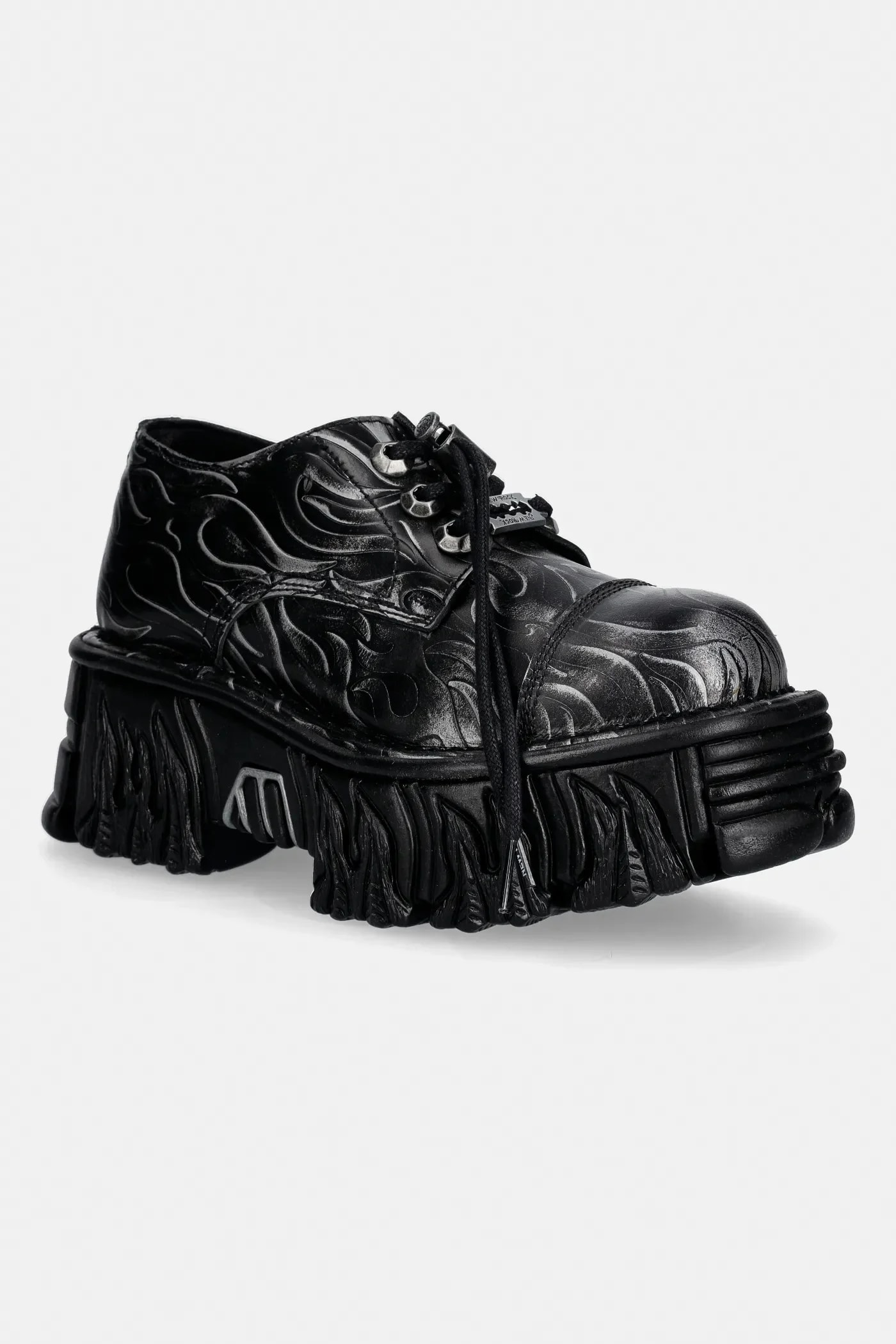 Кожаные туфли GRABADO FUEGO PULIK ACERO CRUST NEGRO
