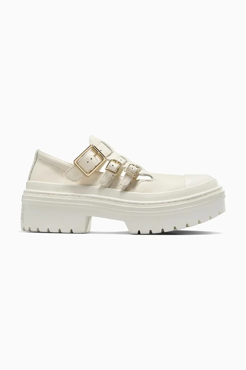 Кожаные туфли MJ на каблуке Chuck Taylor All Star с выступами