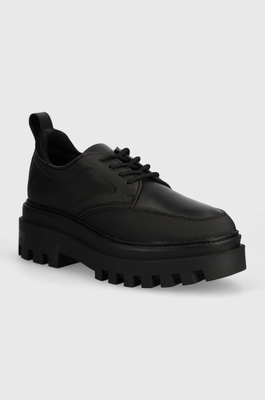 Туфли FLATFORM LACEUP DERBY MG MTL