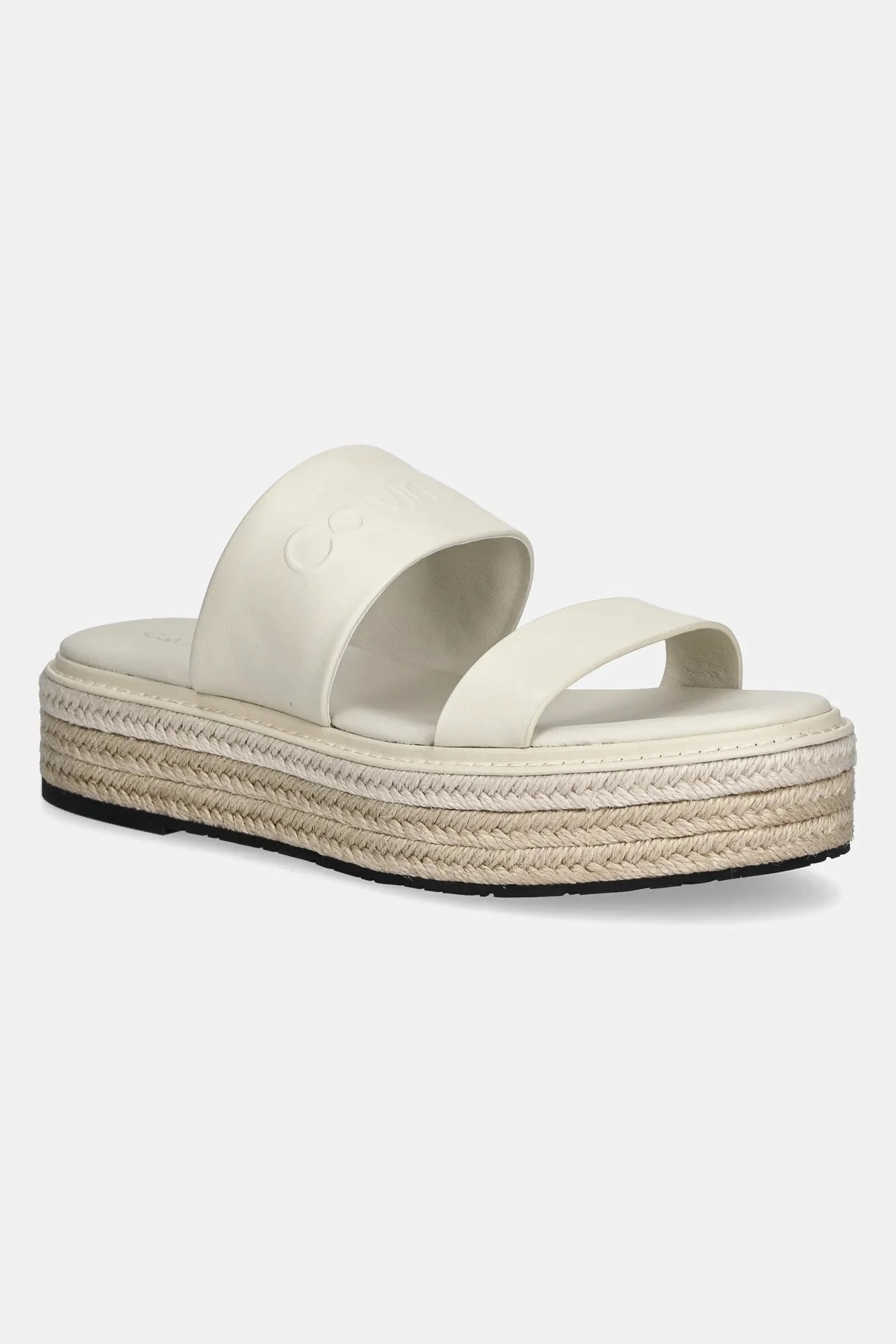 Кожаные шлепанцы FLATFORM WEDGE SLIDE - HE