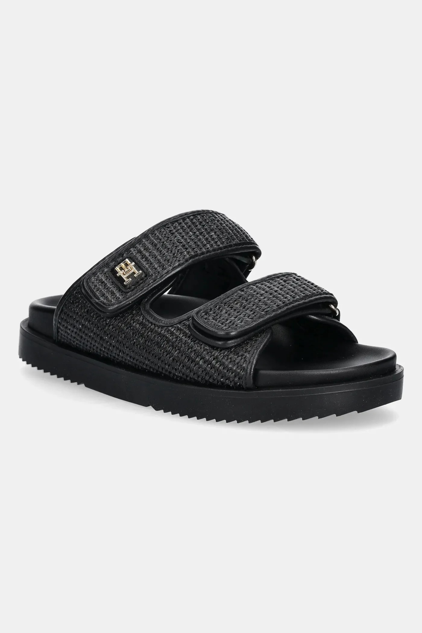 шлепанцы TH DOUBLE STRAP SANDAL из РАФИИ