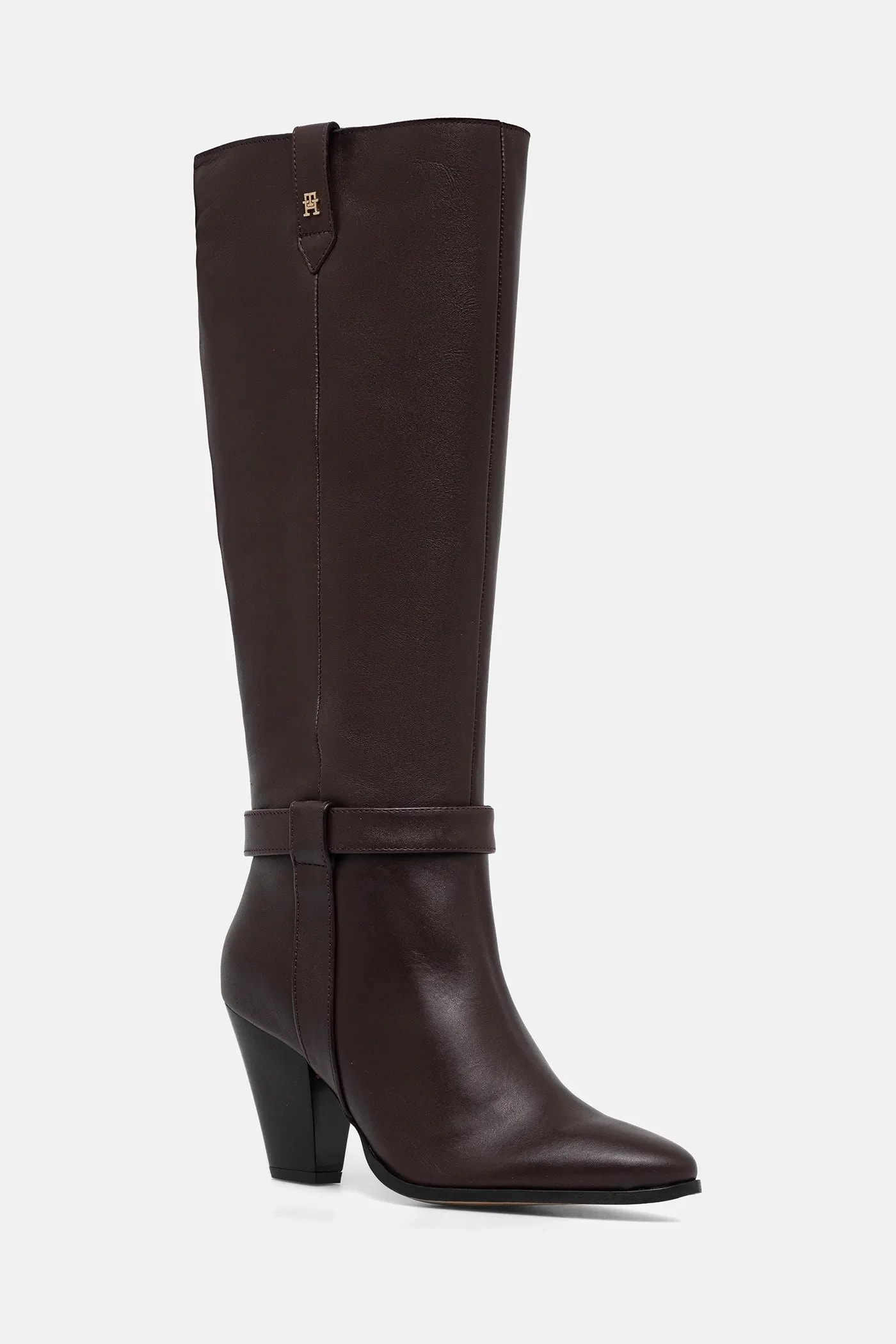 Кожаные ботинки TH T-STRAP LTHR POINTY LONG BOOT