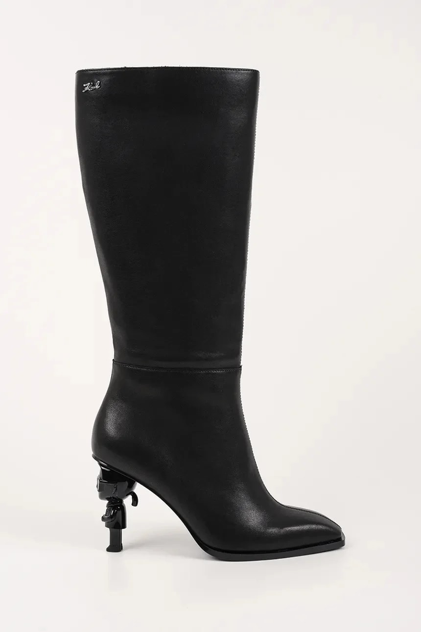 Кожаные ботинки KARL NFT HEEL