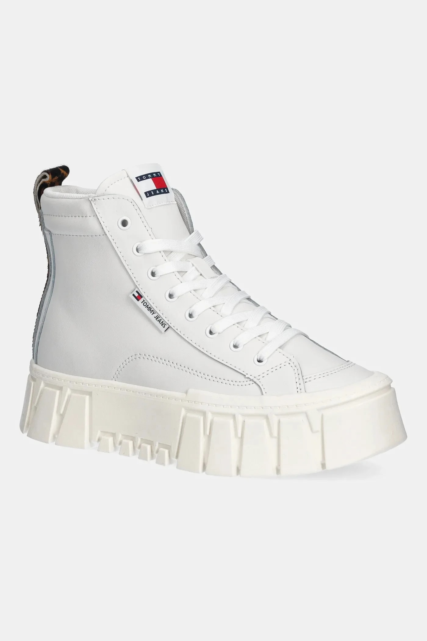 кроссовки TJW VULC FLATFORM LEOPARD