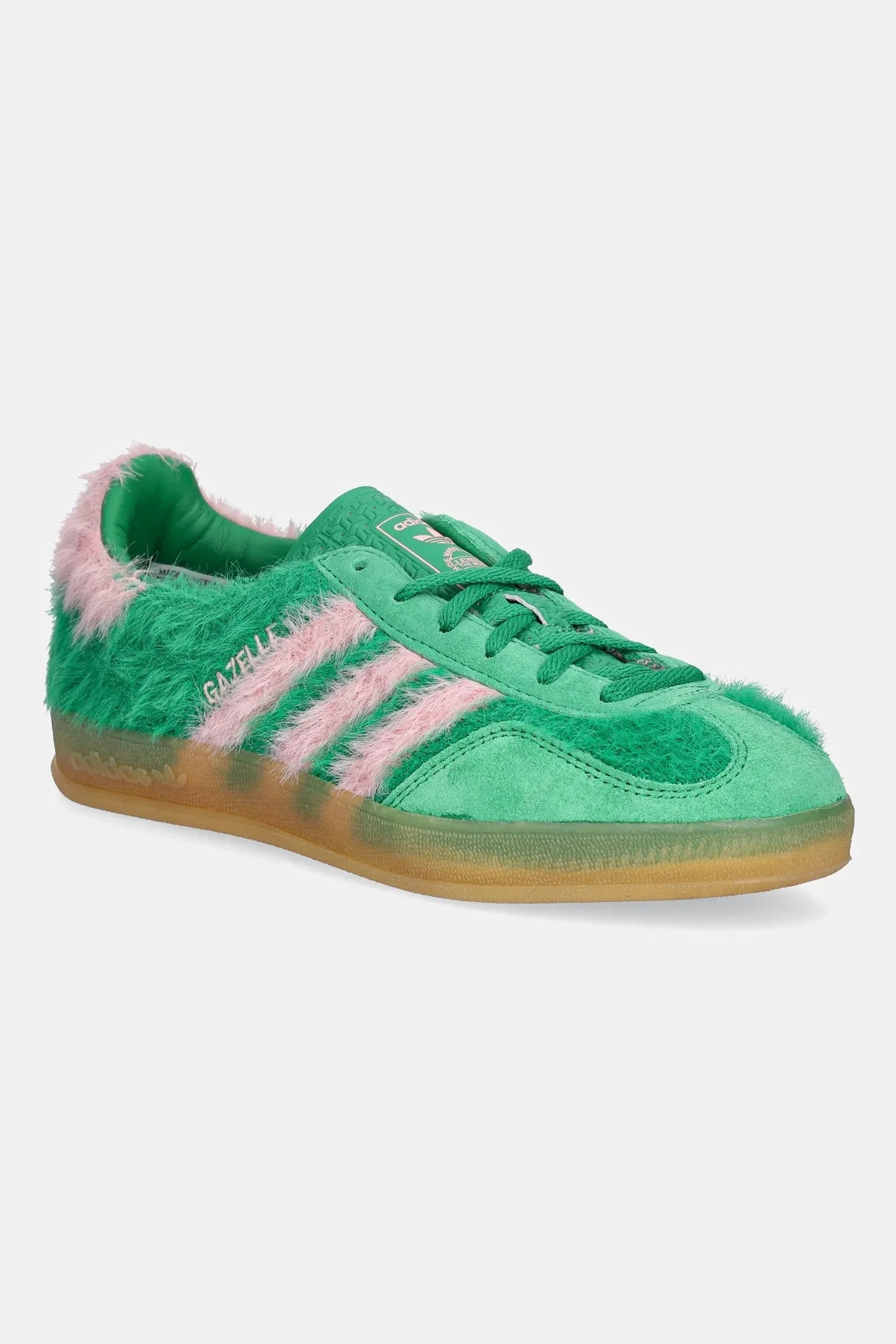 кроссовки Gazelle Indoor зеленые для женщин