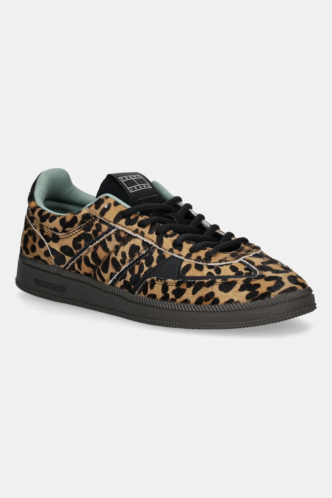 кожаные кроссовки THE GREENWICH EDGE LEOPARD