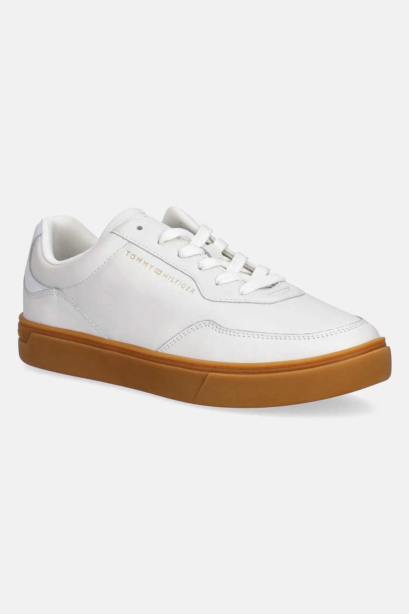 кожаные кроссовки CASUAL CUPSOLE SNEAKER бежевые для женщин
