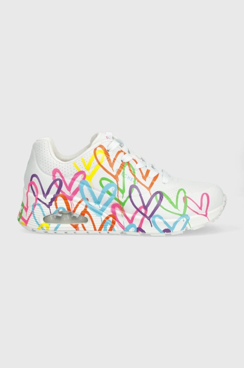 кроссовки Skechers X JGOLDCROWN белые для женщин