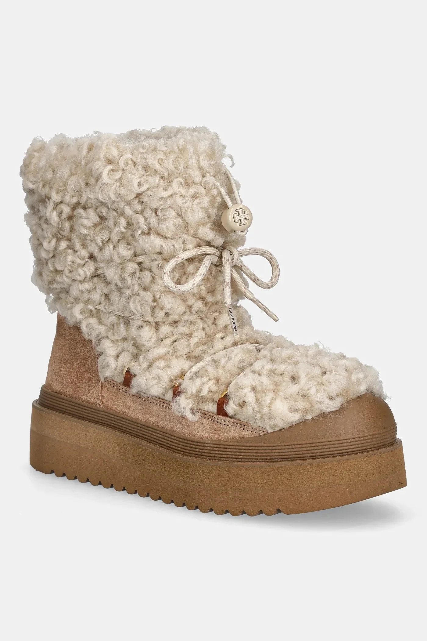 зимние ботинки Mellow Shearling на шнуровке