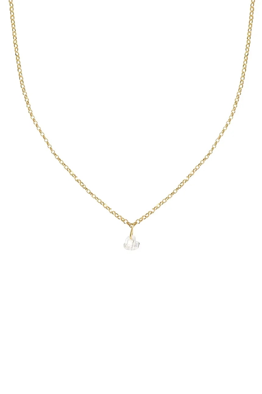 Серебряное колье GLAMOUR с позолотой золотой для женщин